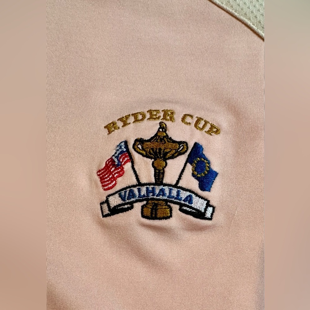 Adidas Pink Ryder Cup Golf Polo Size Large​​ - Picture 8 of 9